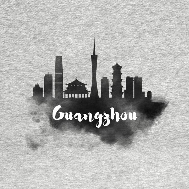 Guangzhou watercolor by kursatunsal